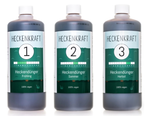 Vegane Dünger für Hecken