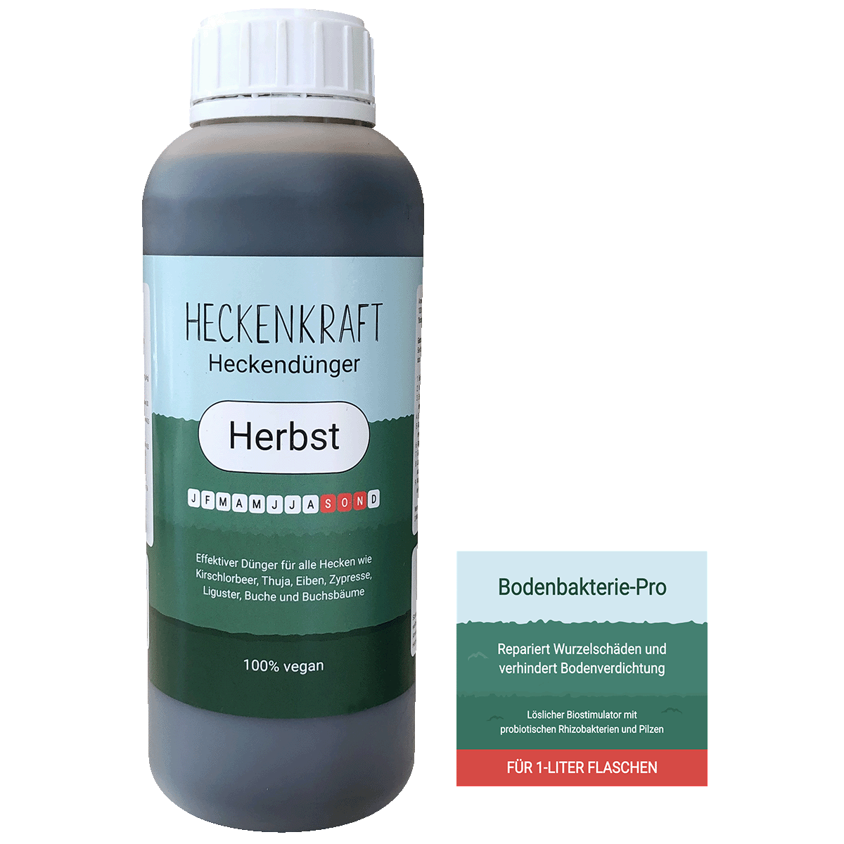 Heckendünger Herbst Flasche