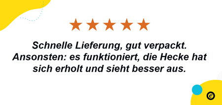 kundenstimme Heckenkraft Heckenduenger
