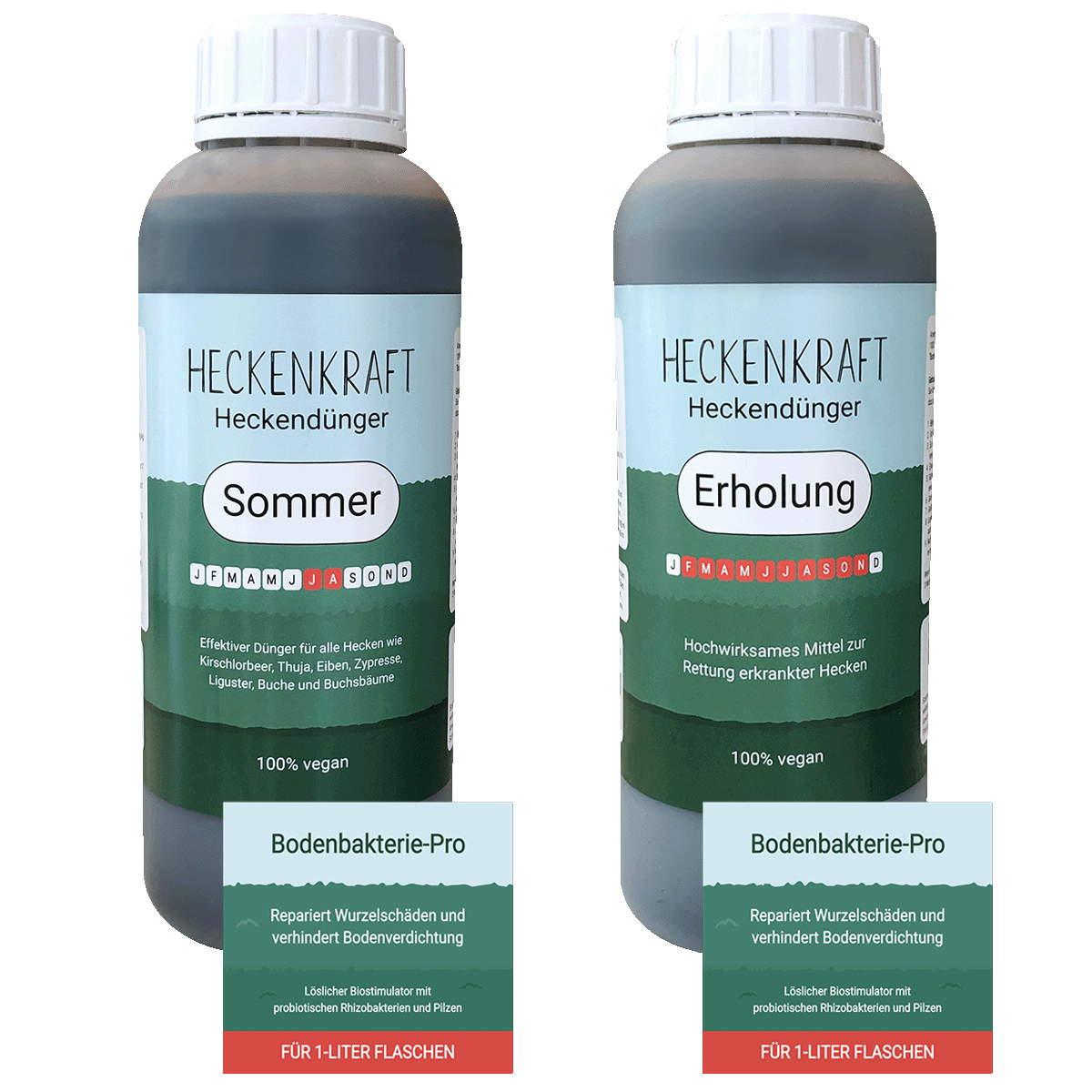 Set Heckendünger: Sommerdünger und Erholungsdünger von Heckenkraft